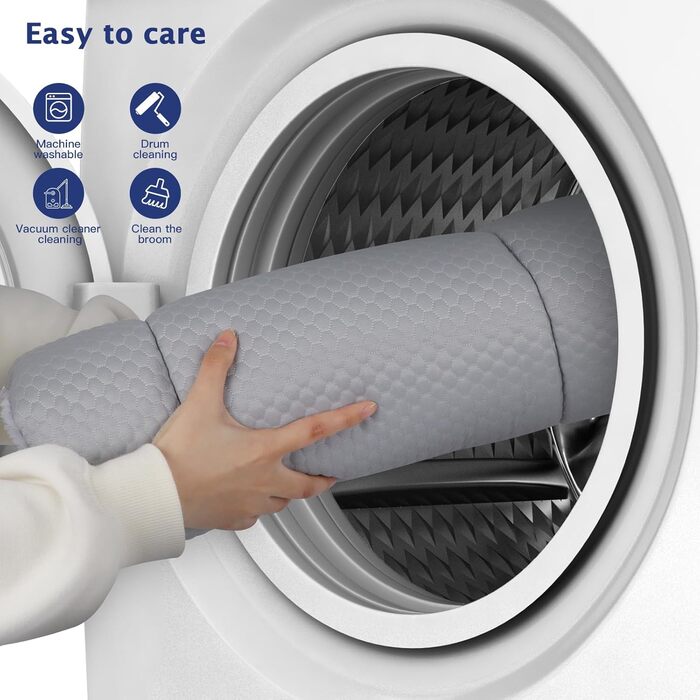 Килимок для собак BVAGSS: двосторонній, прохолодний та теплий, для малих, середніх та великих собак, 76x50 см, сірий