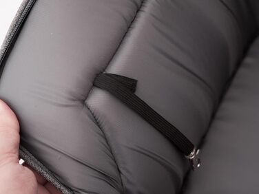 Сумка-переноска для собак і котів, розмір S/L, сіра - 25 x 43 x 27 см