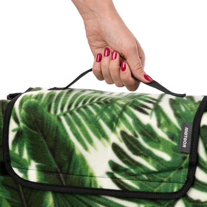 Плед для пікніка Meteor XXL водонепроникний, термоізольований (175x200 см, листя)