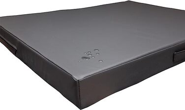 Килимок для собак CopcoPet Jumbo – міцне штучне шкіряне покриття, легко миється, нековзний, для великих собак, дому, саду, переноски, кемпінгу – Extra товстий (110 x 80 x 8 см, ортопедичний, тигровий колір)