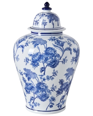 Порцелянова ваза Beliani, 23 x 46 см