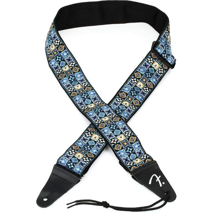Ремінь для гітари Fender® Festival Strap, Колір: Бежевий (Блакитний)