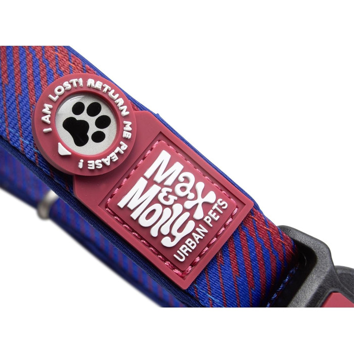 Нашийник для собак Max & Molly з ID-медальйон Gotcha! та світловідбиваючими елементами, Matrix 2.0, комфортний, для собак, світловідбиваючий