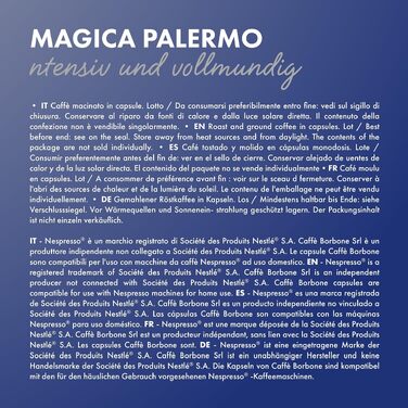 Набір кавових капсул Caffè Borbone для Nespresso (90 шт): Mia Napoli, Ciao Venezia, Magica Palermo — алюмінієві капсули, 3х30 шт