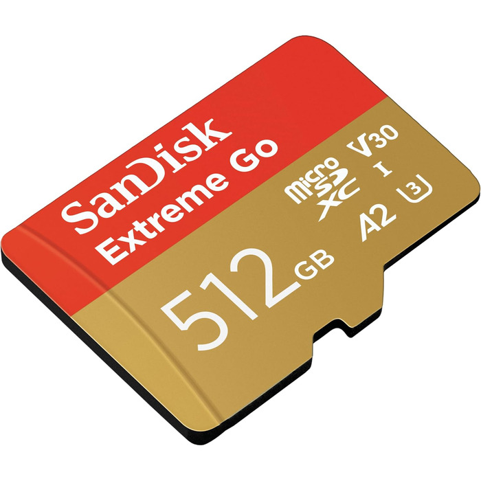 Карта пам'яті SanDisk Extreme microSDXC 128GB з адаптером, швидкість читання до 190МБ/с, клас A2, V30