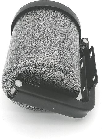 Outdoor ashtray, large, robust, made of hardened steel, wall-mounted, 2 l
