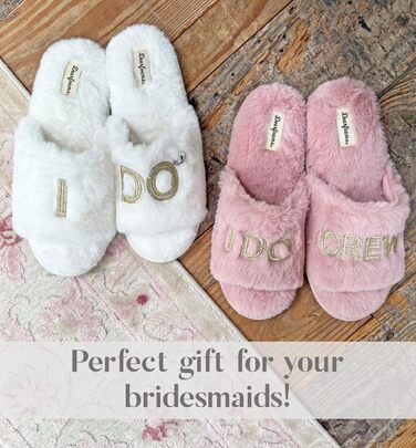 Тапочки для дому Dearfoams для нареченої та подружок нареченої, 