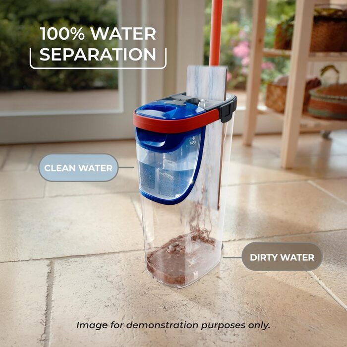 O-Cedar H2prO Flaches Wischмоп-система: швидке прибирання, мікрофібра, для дерева, вінілу, плитки