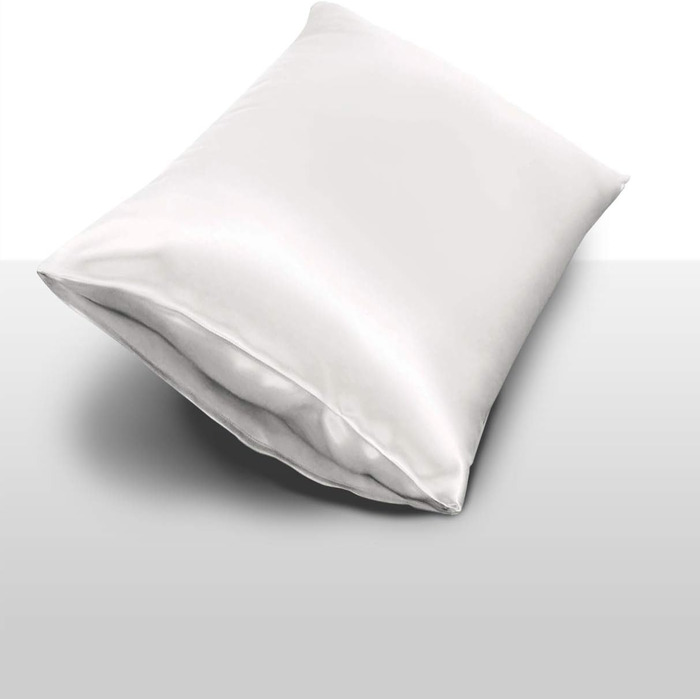 Наволочка inSilk з натурального шовку, біла, 40x80 см, 100% шовк тутового шовкопряда