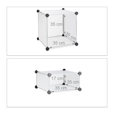 Relaxdays 4-Tier Shelf Organizer