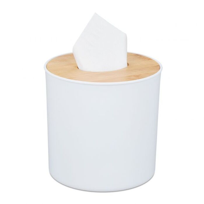 Relaxdays Cosmetic Tissue Box with Lid