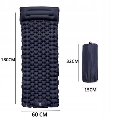Самонадувний килимок PACOONE LX-T04, 60 x 180 x 4 см