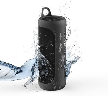 Hama Twin: Набір 2 Bluetooth колонок 30W, водонепроникні (IP67), чорні. Портативні, плавучі, до 10 годин роботи. True Wireless Stereo.