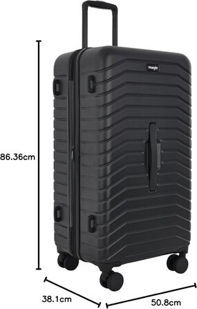 Набір багажу Wrangler для багажника: 2 валізи та 2 органайзери, чорний