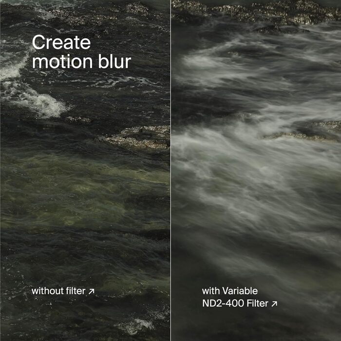 Графільтр Urth 82mm Variabler ND2-400: регулювання щільності ND2-400 (1-8.6 Stop)