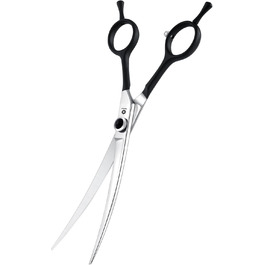 Ножиці для собак Dream Reach 6,5 дюйма, професійні, з нержавіючої сталі 440C, вигнуті, у подарунковій коробці, для грумінгу собак та котів