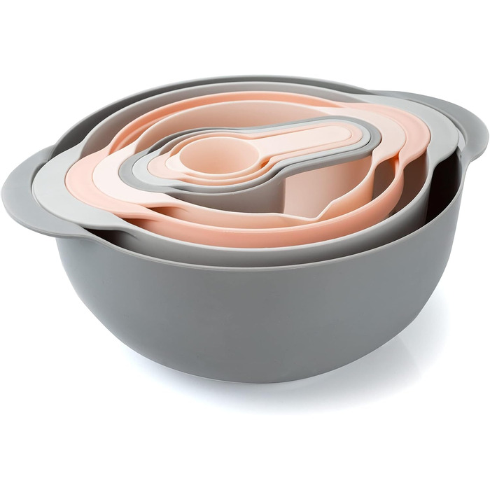 Набір кухольних мисок Cook With Color Nistschalen (8 шт.) з мірними склянками та ситами, м'ятний колір