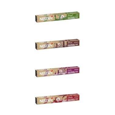 Набір кавових капсул NESCAFÉ Farmers Origins для Nespresso, 4 смаки, 60 капсул (6х10 шт)