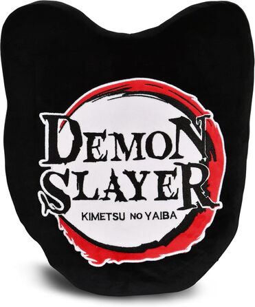 Подушка Demon Slayer у стилі маски Тандзіро Камадо Elbenwald, 28,5 x 36 x 9 см, багато кольорів, для фанатів аніме, унісекс