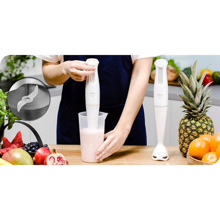 Занурювальний блендер Zelmer ZHB4560I Pulsar, 800 Вт, білий
