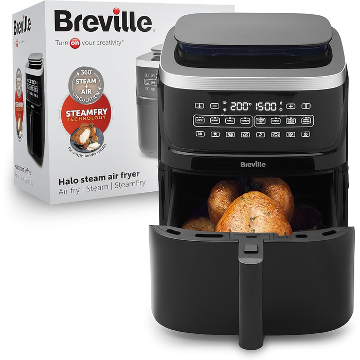 Аерофритюрниця Breville Halo Flexi 7 л з пароваркою (SteamFry)