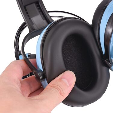 Навушники для захисту вух для малюків 0-2 роки - шумозахисні навушники для літака, сну та повсякденного використання | Регульовані, м'які та легкі для новонароджених та малюків, (дитячий блакитний)
