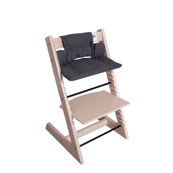 Комплект подушок для стільчика Hoppediz, 2 шт, для Stokke Tripp Trapp, 100% органічна бавовна, дизайн Lanzarote