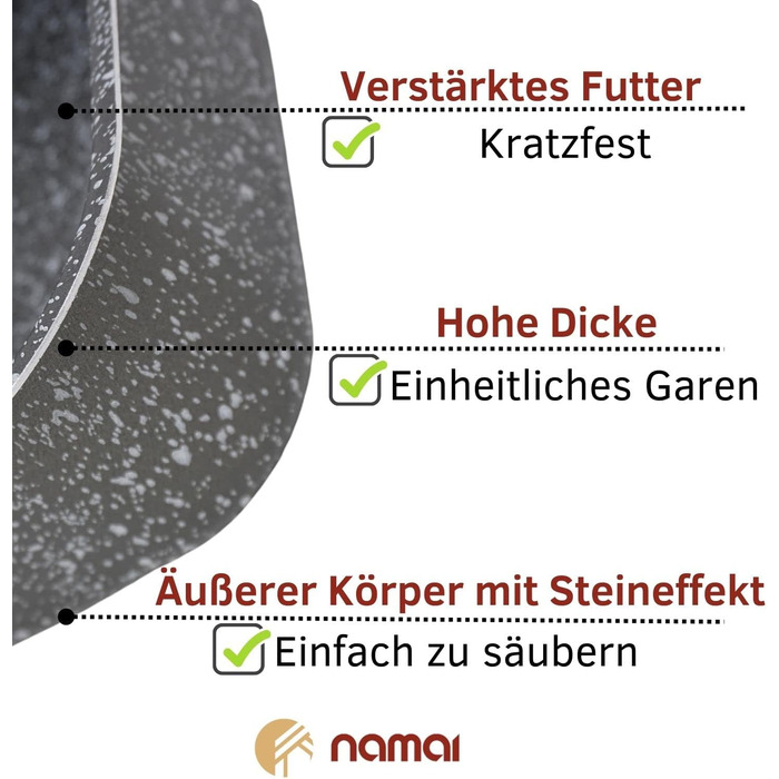 Форма для запікання NAMAI 40x28 см - Лазанья - Можна мити в посудомийній машині - Зроблено в Італії - Алюміній 28x40 см