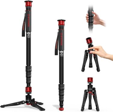 Монопод IFOOTAGE Cobra 3 A180T для камер Sony, Nikon, DSLR, з алюмінію, до 8 кг