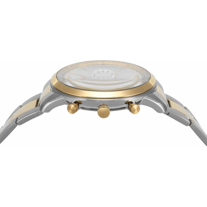 Годинник чоловічий Fossil Neutra Quartz Chronograph з браслетом з нержавіючої сталі (золото-срібло)