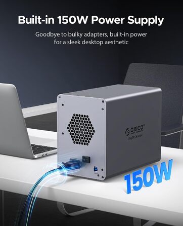 Зовнішній HDD-корпус ORICO 9858U3 для 5 жорстких дисків 3.5