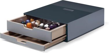 Скринька для кави та чаю Durable (2 шухляди, антрацит) 338358 - Скринька для кавової станції/офісу