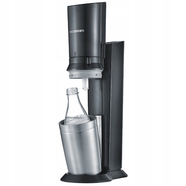 Сифон для газування води SodaStream Crystal 3.0, сріблястий, з балоном CO2