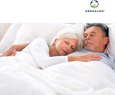 Sensalou Mattress Cover Zippered Encasing for Allergy Sufferers - 180 x 200 cm