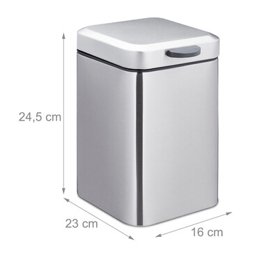 Relaxdays Cosmetic Containers Wall Mounting 3 L