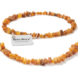 Янтарне намисто для собак та котів - Сертифікований бурштинець з Балтійського моря преміум-якості, 41 см
