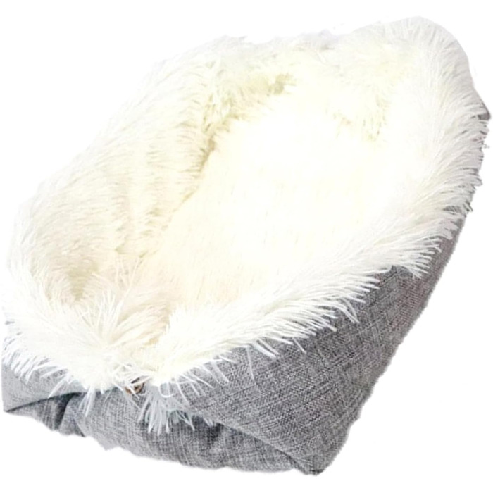 Ліжко для кота YUYTE, миється, для дому, тепле, зручне, підходить для будь-якої пори року (біле)