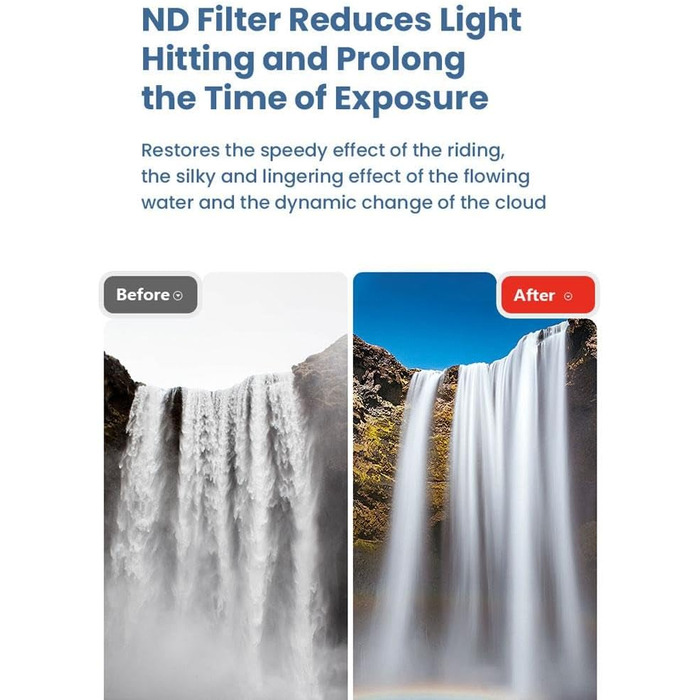 Фільтри для Insta360 Ace Pro: CPL, UV, ND (4, 8, 16, 32), ND4-PL, ND8-PL, ND16-PL, ND32-PL, комплект для екшн-камери, водонепроникний магнітний дизайн