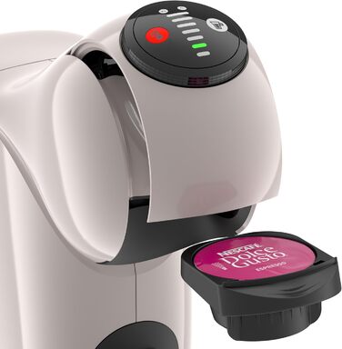 Кавомашина NESCAFÉ Dolce Gusto Genio S від KRUPS, 15 Bar, компактна, автоматичне відключення, 30+ напоїв, KP243B (Taupe)