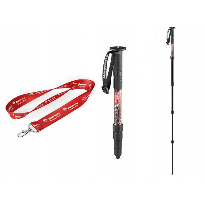 Монопод Manfrotto 267791993, 159 см, червоний