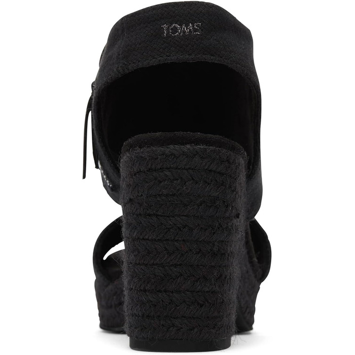 Сандалі жіночі TOMS Majorca на платформі та підборі, чорні (38 EU)