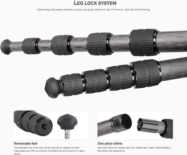 Штатив-монопод LEOFOTO MP-285C з вуглецевого волокна