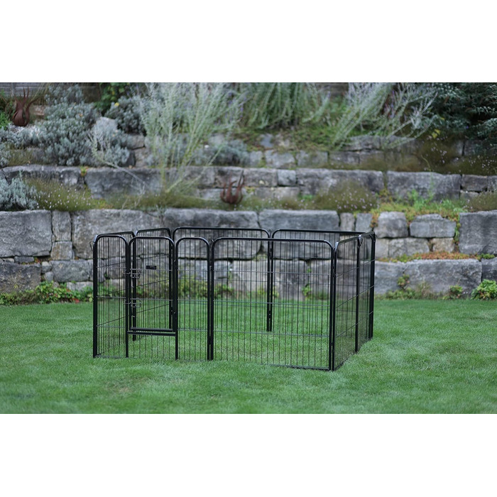 Кізочок Kerbl для собак та цуценят 77x80 см, 8 елементів, з дверцятами