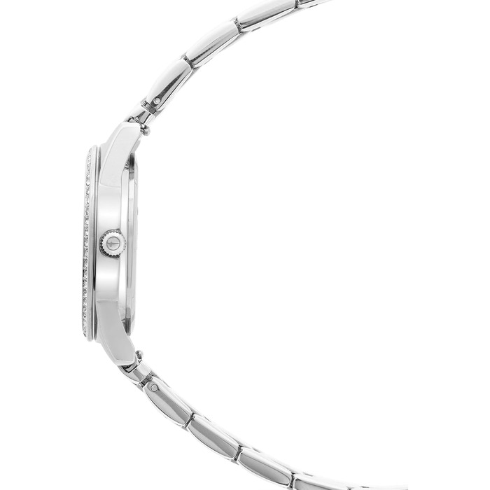 Годинник Tamaris для жінок - Спортивний та елегантний годинник з ремінцем 30 мм (срібло / світло-блакитний, кристали Zirkonia)