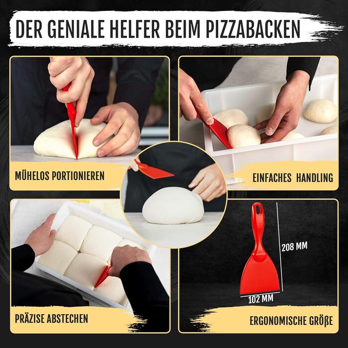 DELICRET - Premium Culinary Pizza Starter Kit | First-class pizza ingredients for unforgettable enjoyment | Pizza ball box