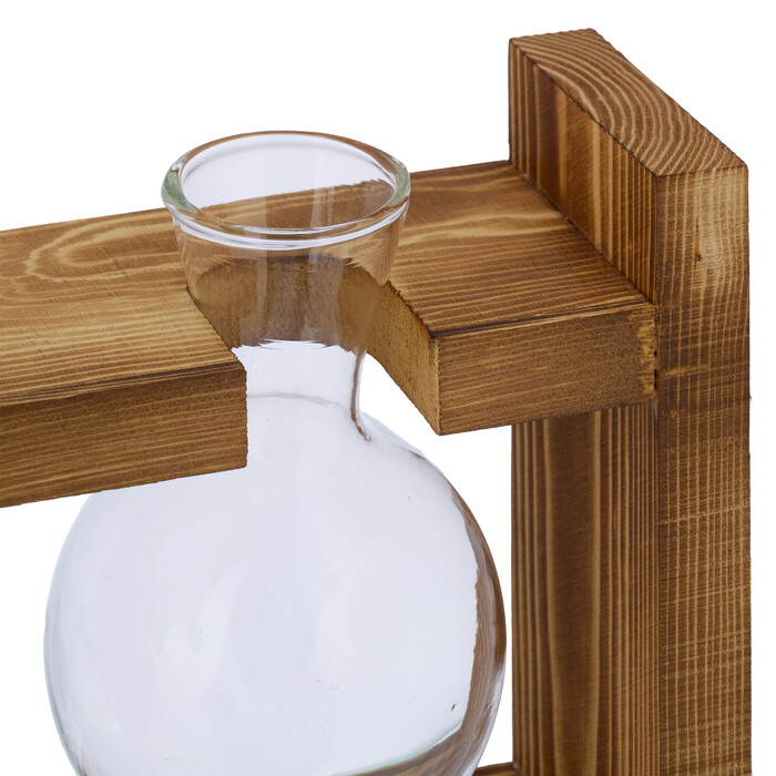 Relaxdays Reagent Tube Vase with Stand