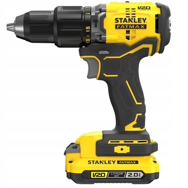 Акумуляторний ударний дриль-шурупокрут Stanley V20 18В (1х2.0Аг) SFMCD715D1K-QW