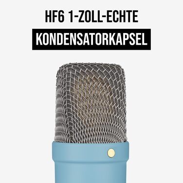 Мікрофон RØDE NT1 Signature Series: конденсаторний, з аксесуарами для запису вокалу та музики