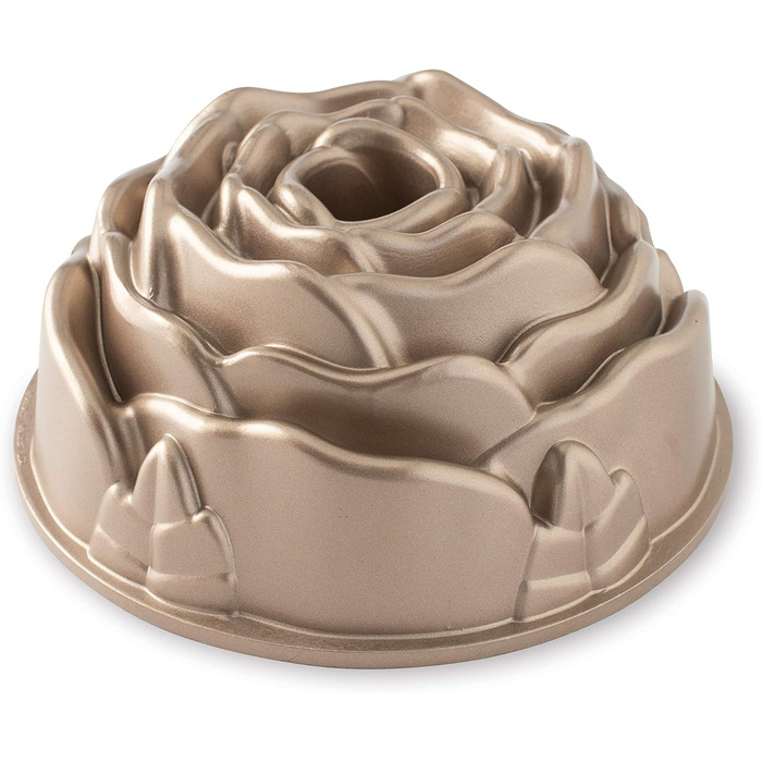 Форма для випічки Nordic Ware Rose Bundt, 10 порцій, карамель