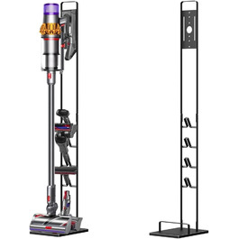 Підставка для пилососів Dyson Gen5 V15s, V15, V12 Slim, V11, V10, V8, V7, V6 - чорна